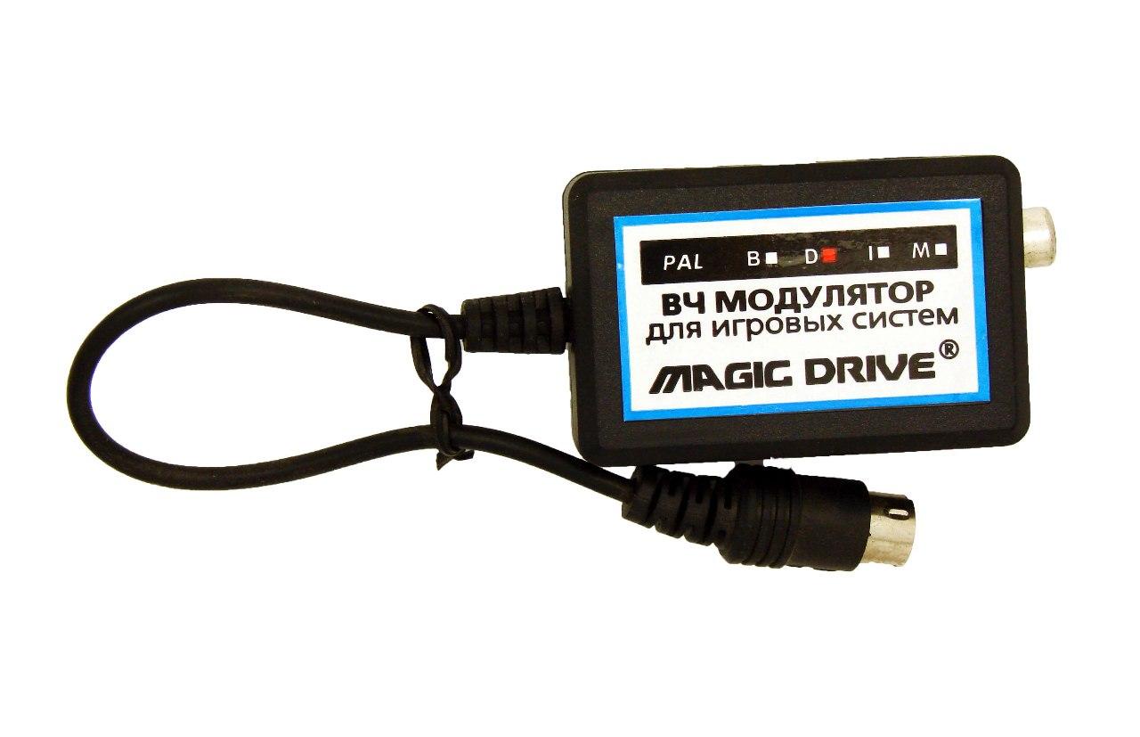 фото Адаптер-переходник MegaDrive Модулятор RF для Mega Drive, черный