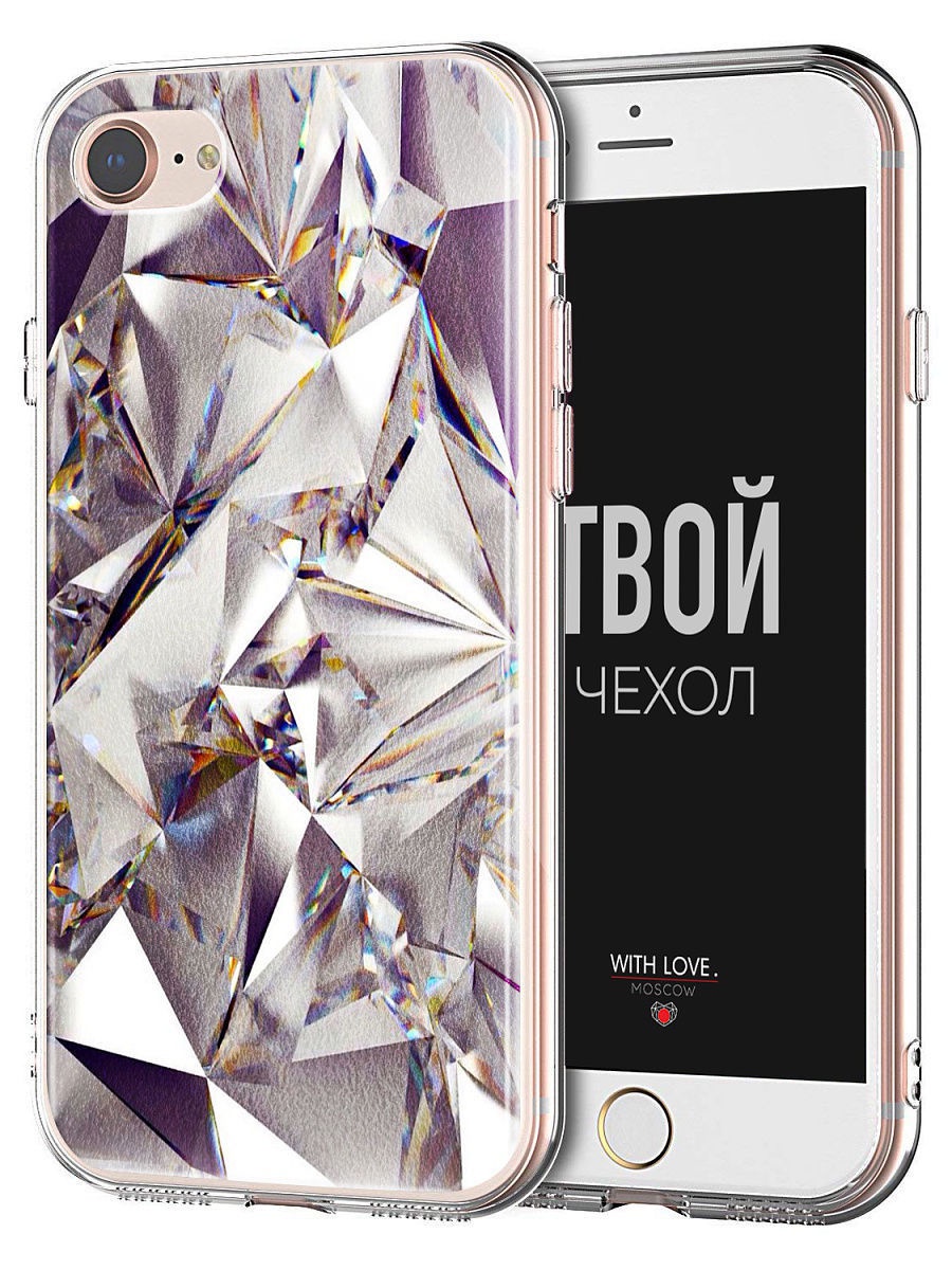 фото Чехол для сотового телефона With love. Moscow "Art design" для Apple iPhone 7/8, серый