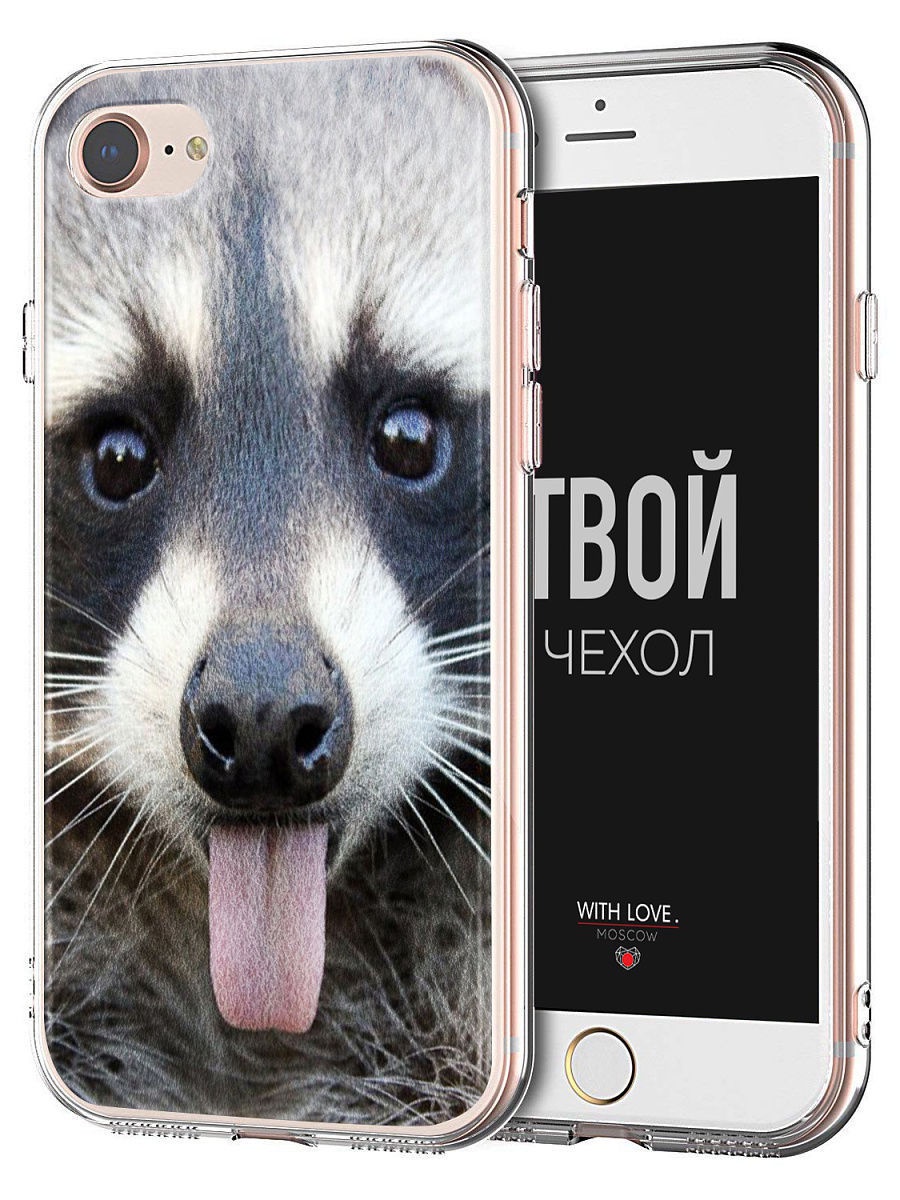 фото Чехол для сотового телефона With love. Moscow "Art design" для Apple iPhone 7/8, черный