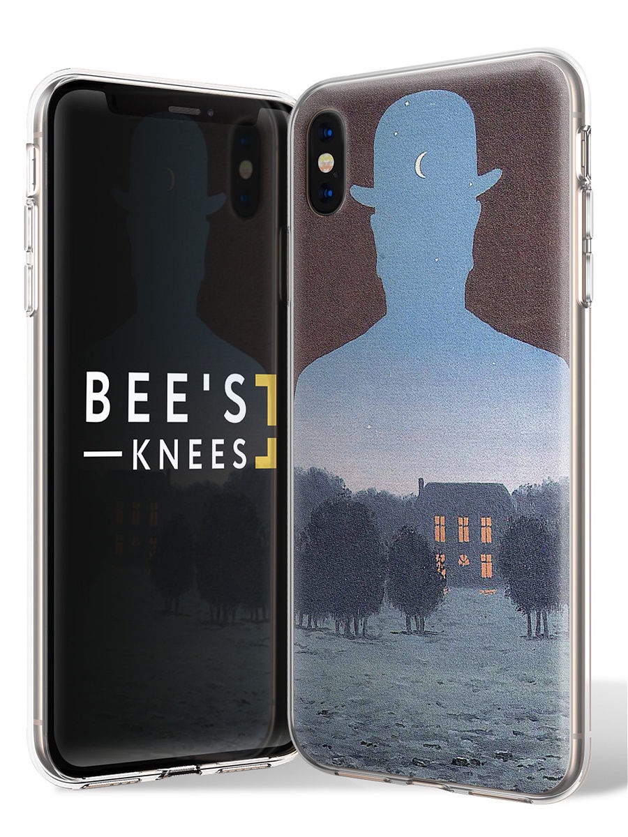 фото Чехол для сотового телефона With love. Moscow "Art design" для Apple iPhone X / Apple iPhone XS, синий