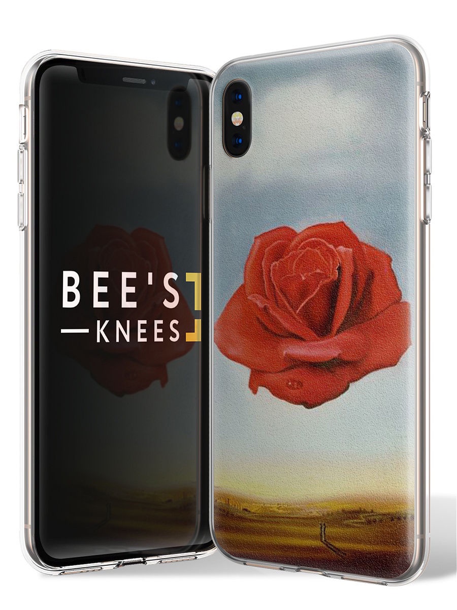 фото Чехол для сотового телефона With love. Moscow "Art design" для Apple iPhone X / Apple iPhone XS, голубой