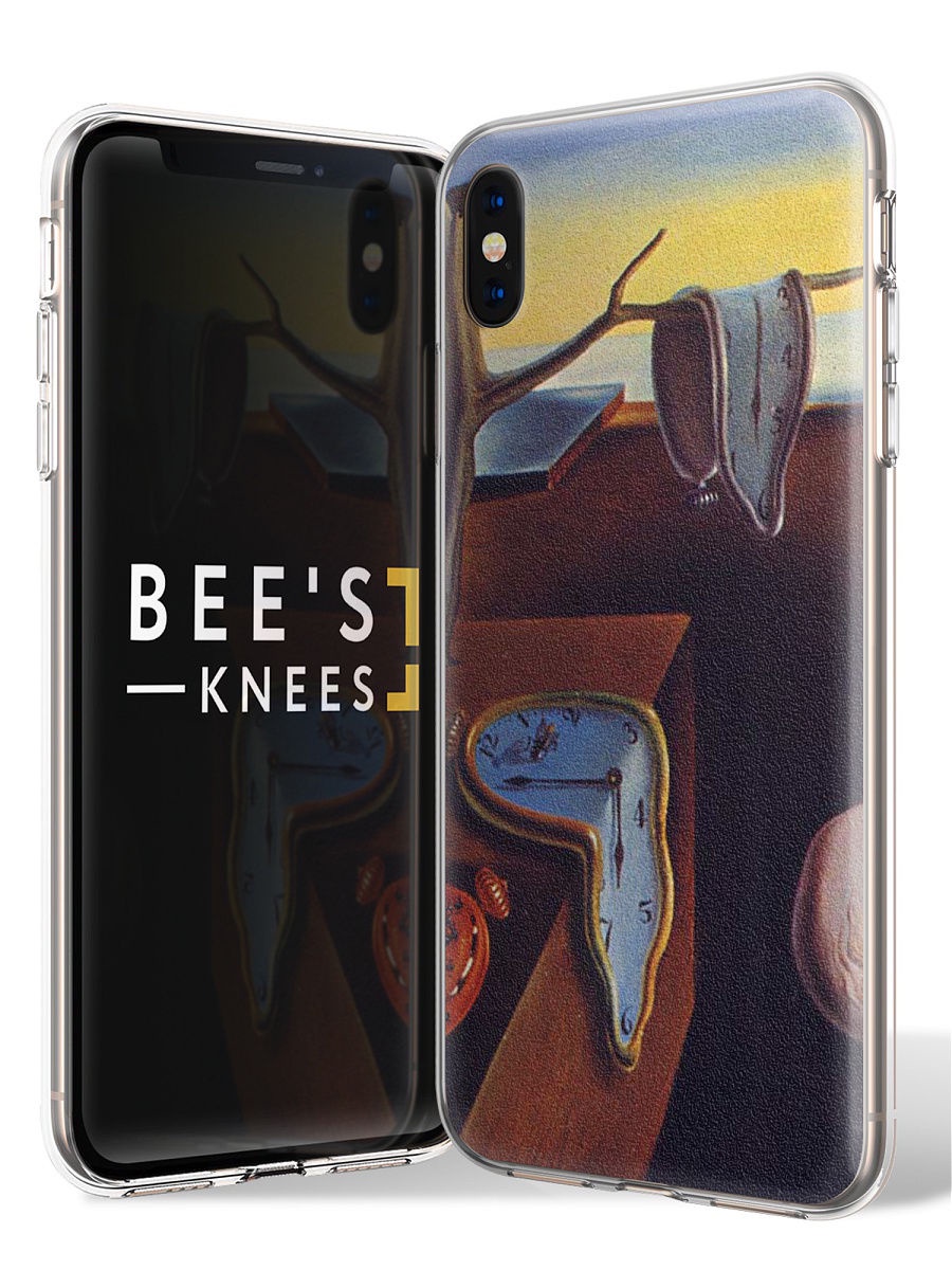 фото Чехол для сотового телефона With love. Moscow "Art design" для Apple iPhone X / Apple iPhone XS, коричневый