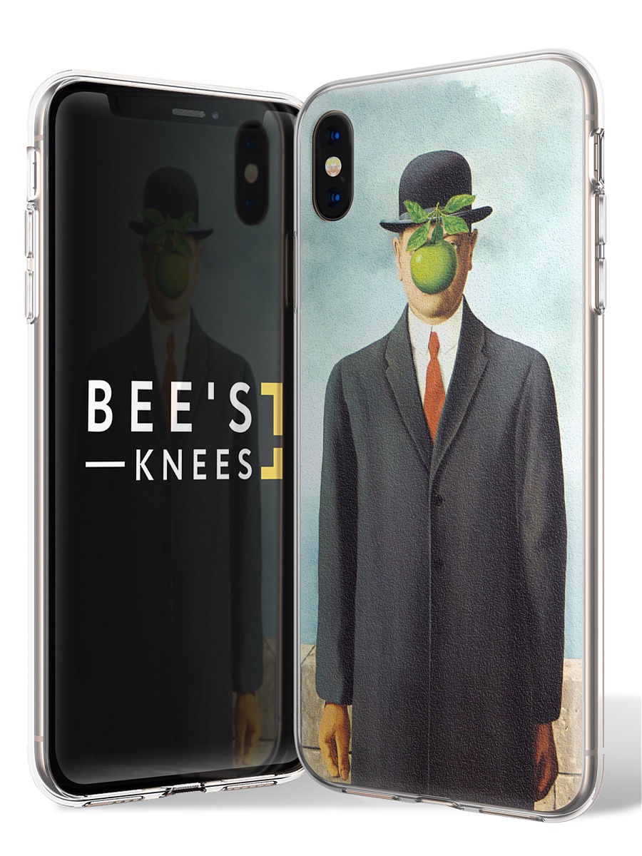 фото Чехол для сотового телефона With love. Moscow "Art design" для Apple iPhone X / Apple iPhone XS, голубой