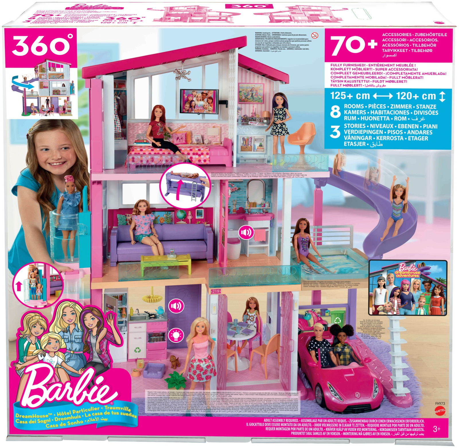 фото Дом для кукол Barbie Дом мечты, FHY73