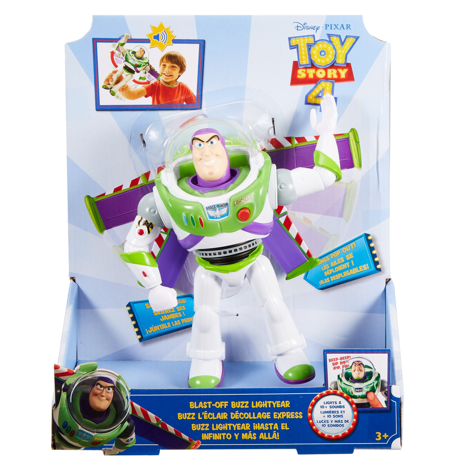 фото Фигурка Toy Story Взлетающий Базз Лайтер со звуком, GGH41