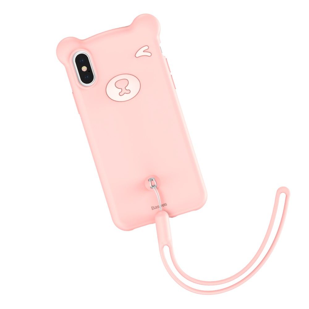 фото Чехол для сотового телефона Baseus WIAPIPH58-BE04, розовый