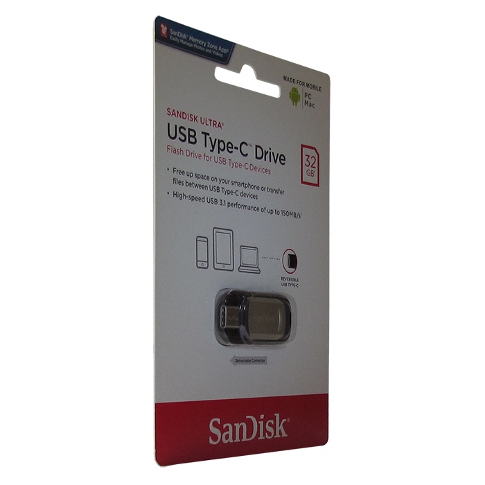 фото USB Флеш-накопитель SanDisk Ultra Z450 32GB USB Type-C