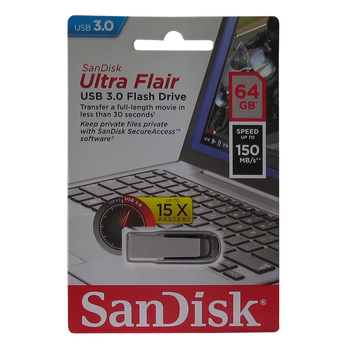 фото USB Флеш-накопитель SanDisk Ultra Flair USB 3.0 64GB