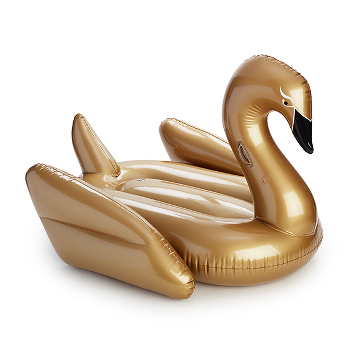 фото Матрас надувной для плавания MimiForme Лебедь, золотой