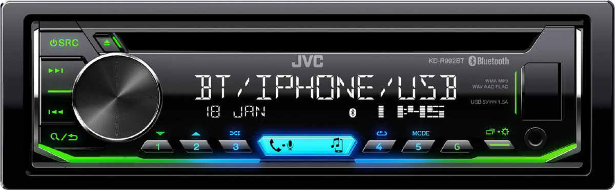 фото Автомагнитола CD JVC KD-R992BT