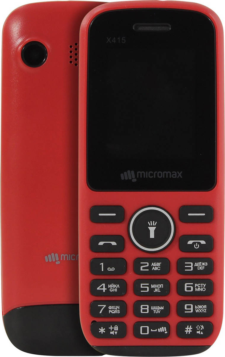 фото Мобильный телефон Micromax X415, черный