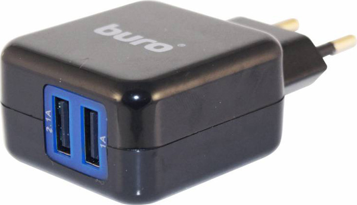 фото Сетевое зарядное устройство Buro TJ-134b 3.1A+1A, черный