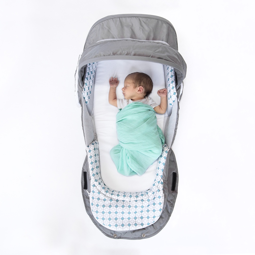 фото Кровать детская Baby Delight Traveler BL серая