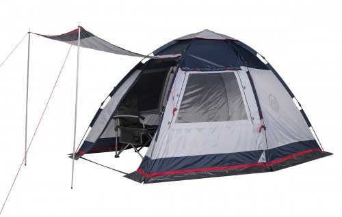 фото Палатка кемпинговая FHM Alioth 4, цвет Синий/Серый