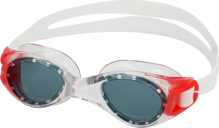 Очки для плавания Barracuda Titanium Jr, 30920, белый, серый, красный