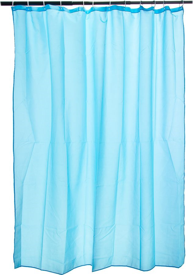 Штора для ванной Vetta, 461-452, голубой, 180 х 180 см