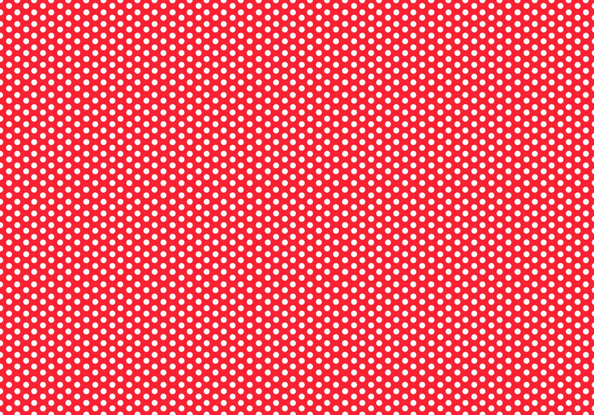 фото Упаковочная бумага Бриз "Белый горох на красном", 1188-006, красный, 70 х 100 см