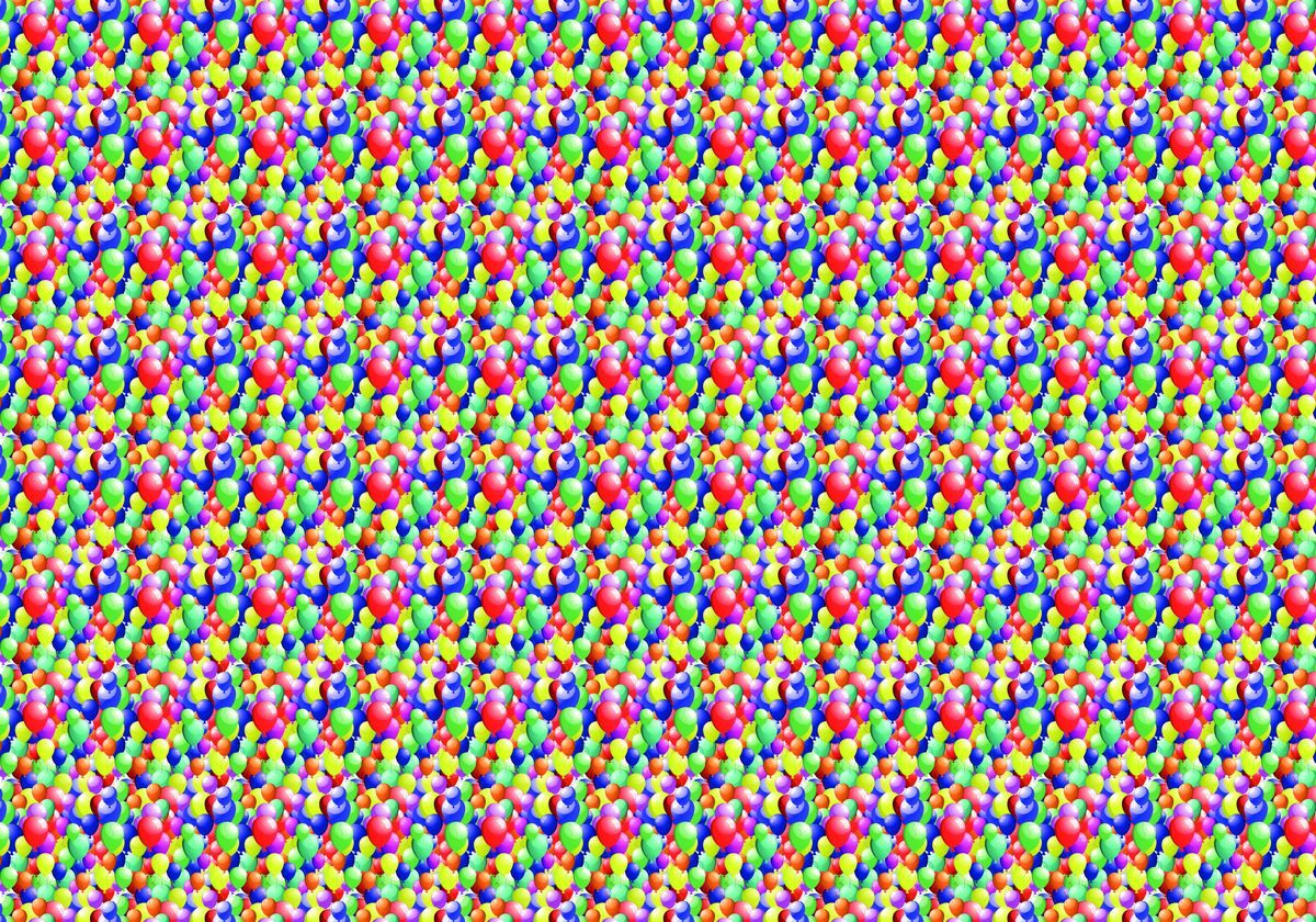 фото Упаковочная бумага Бриз "Воздушные шары", 1188-009, разноцветный, 70 х 100 см