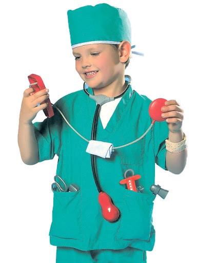 фото Сюжетно-ролевые игрушки Город Игр костюм "Важная профессия" - "Добрый доктор" хирург бирюзовый