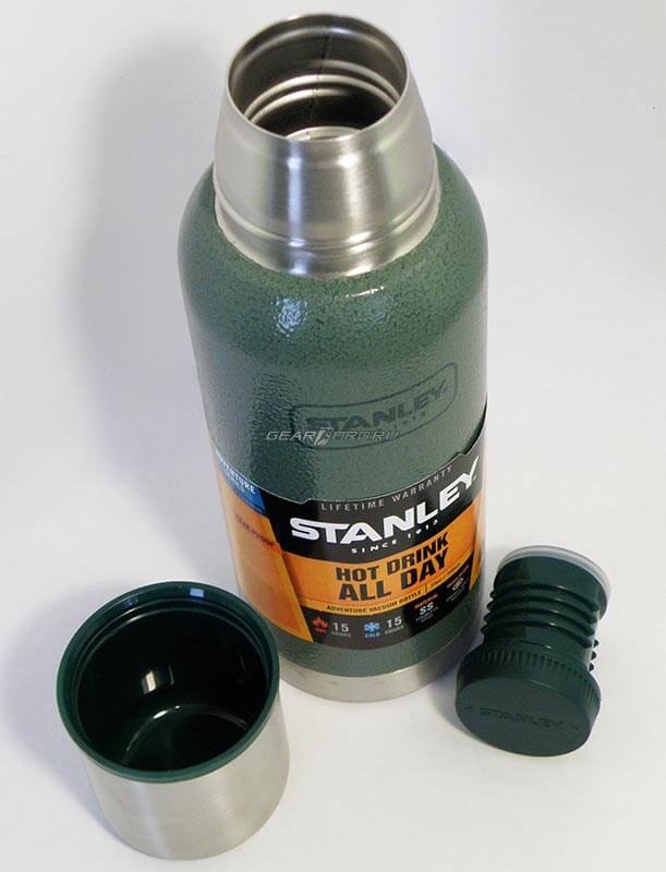 фото Термос Stanley Adventure 0.75L Vacuum Bottle Hammertone Green, Нержавеющая сталь