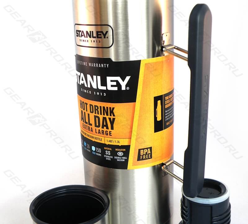 фото Термос Stanley Adventure 1.3L Vacuum Bottle Stainless Steel, Нержавеющая сталь