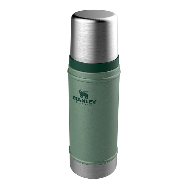 фото Термос Stanley Classic 0.47L Vacuum Bottle Hammertone Green, Нержавеющая сталь