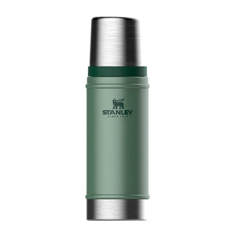 фото Термос Stanley Classic 0.47L Vacuum Bottle Hammertone Green, Нержавеющая сталь