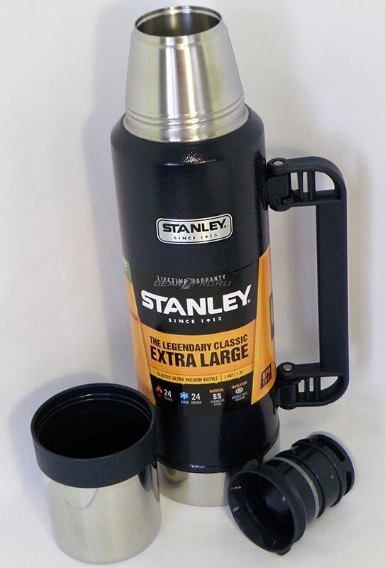 фото Термос Stanley Classic 1.3L Vacuum Bottle Hammertone Navy, Нержавеющая сталь