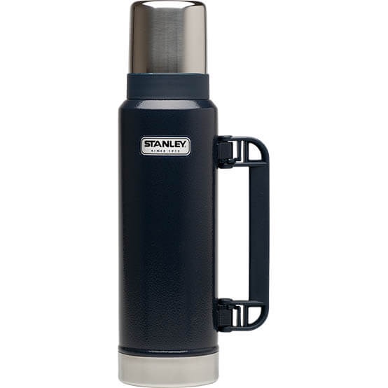 фото Термос Stanley Classic 1.3L Vacuum Bottle Hammertone Navy, Нержавеющая сталь