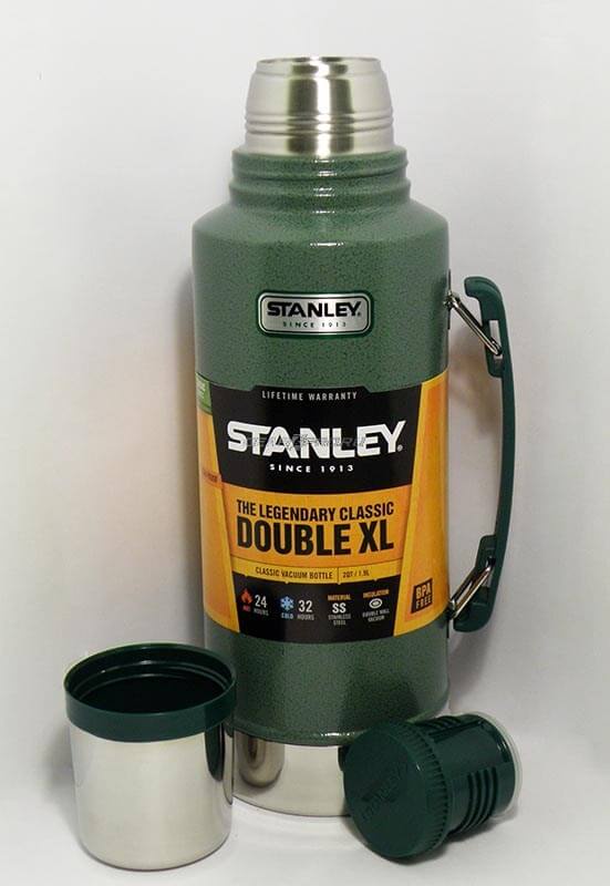 фото Термос Stanley Classic 1.9L Vacuum Bottle Hammertone Green, Нержавеющая сталь