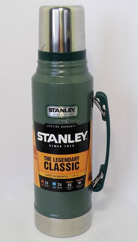 фото Термос Stanley Classic 1L Vacuum Bottle Hammertone Green, Нержавеющая сталь