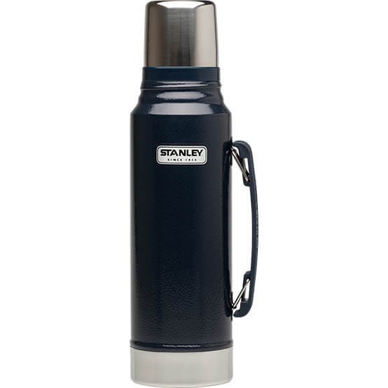 фото Термос Stanley Classic 1L Vacuum Bottle Hammertone Navy, Нержавеющая сталь