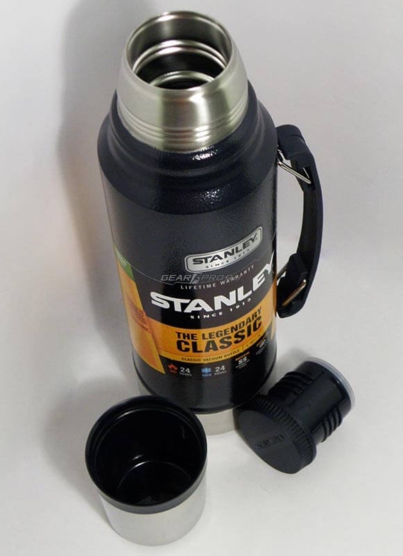 фото Термос Stanley Classic 1L Vacuum Bottle Hammertone Navy, Нержавеющая сталь