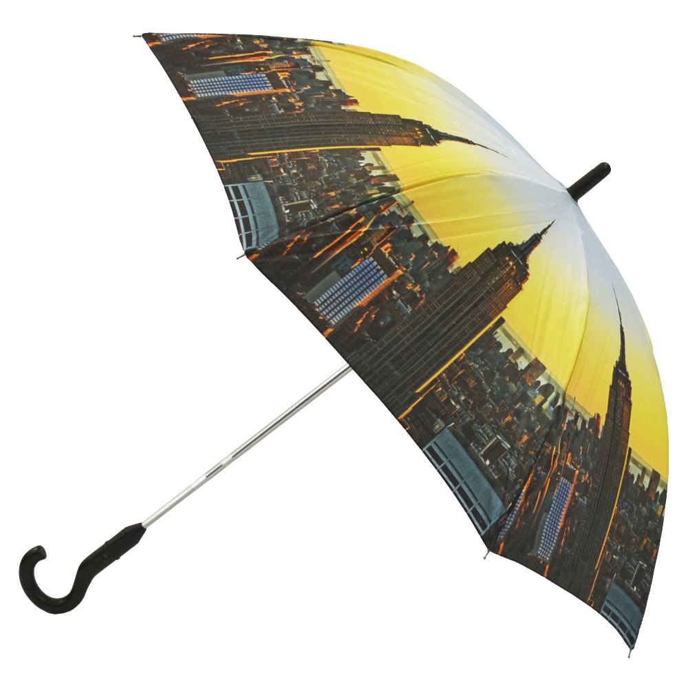 фото Зонт Ame Yoke Umbrella (Japan) L-58-2, желтый, коричневый, золотой