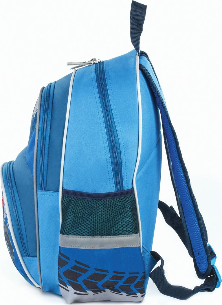 фото Рюкзак для мальчика Пифагор Пифагор+ Бигфут, для начальной школы, синий, 16 л