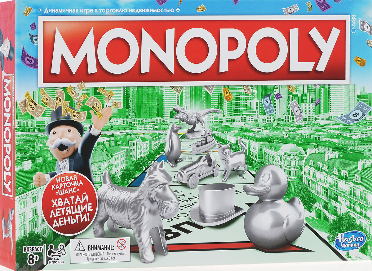 фото Hasbro Games Настольная игра Монополия. Классическая Monopoly