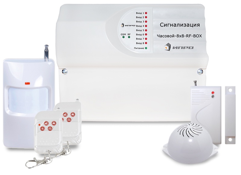 Часовой 8х8 rf box gsm сигнализация инструкция