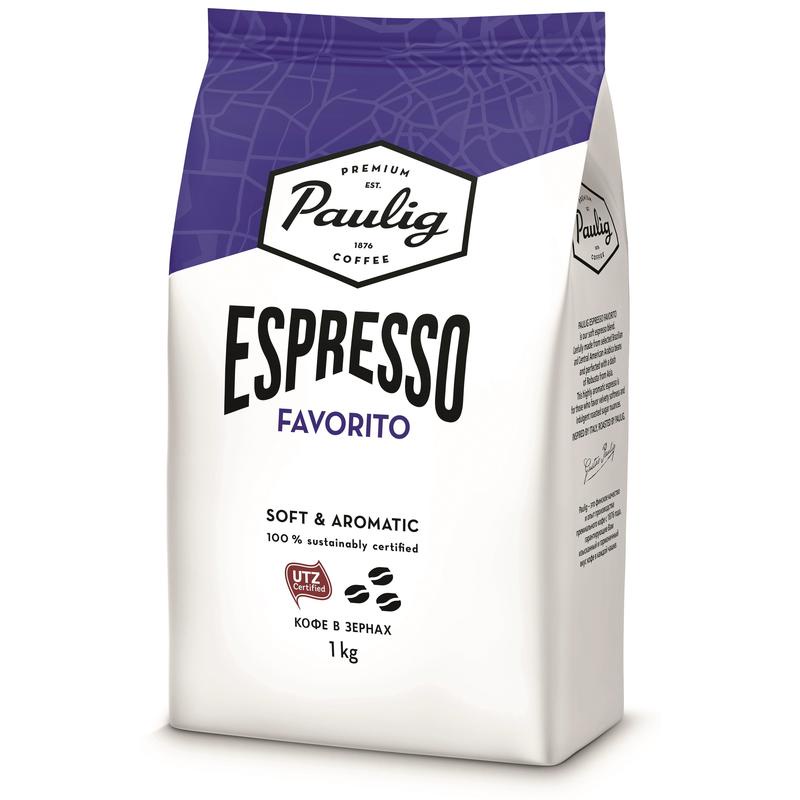 Кофе в зернах Paulig Espresso Favorito, 1 кг