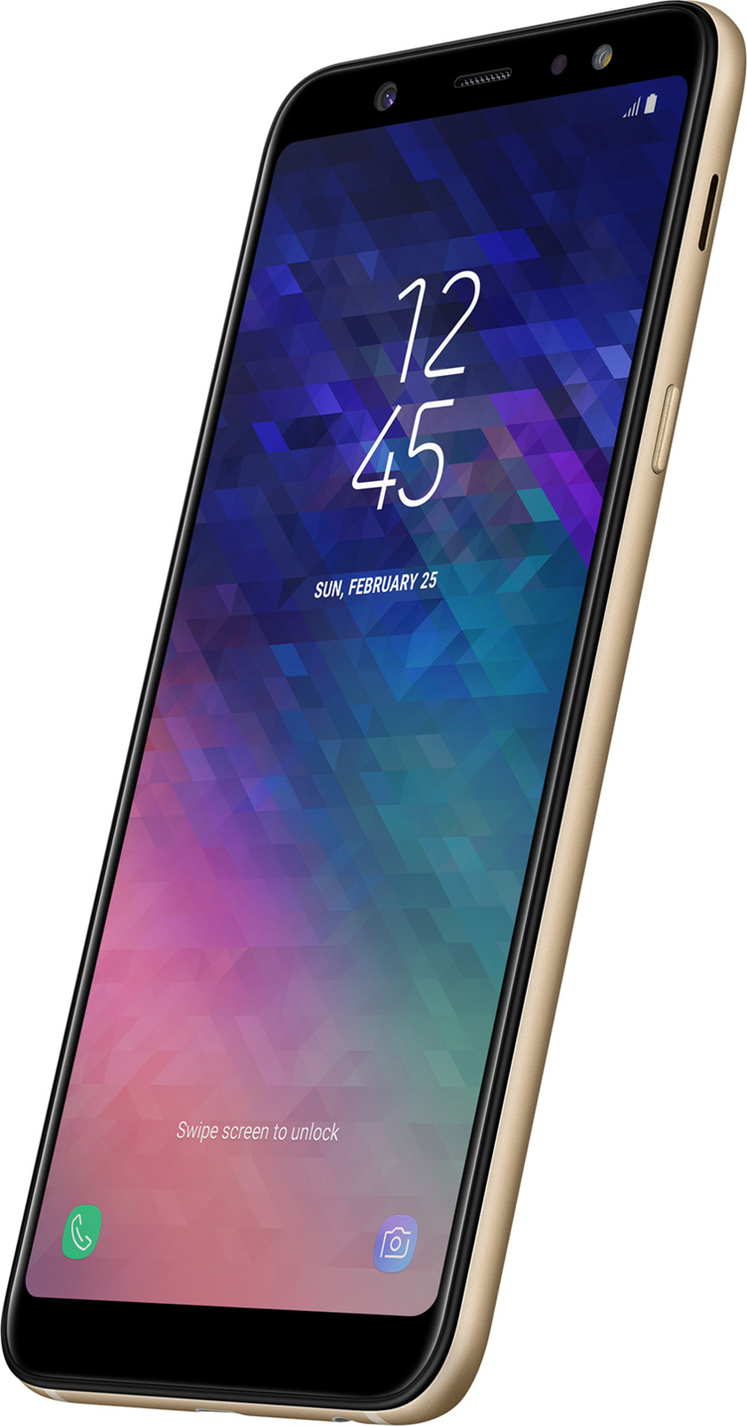 фото Смартфон Samsung Galaxy A6+, 32 ГБ, золотистый