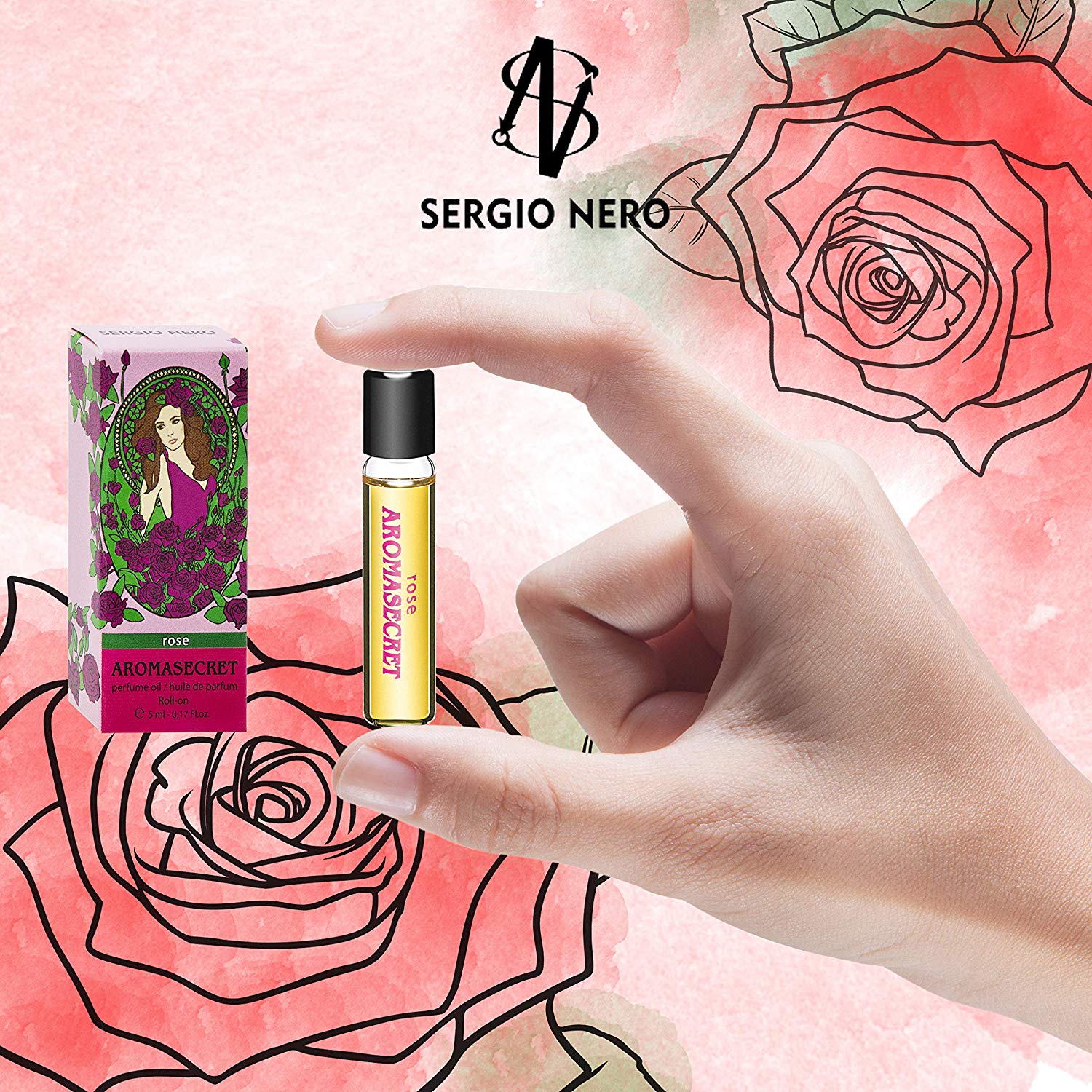 фото Масло парфюмерное Sergio Nero Aromasecret Rose женское, 5 мл 5 мл