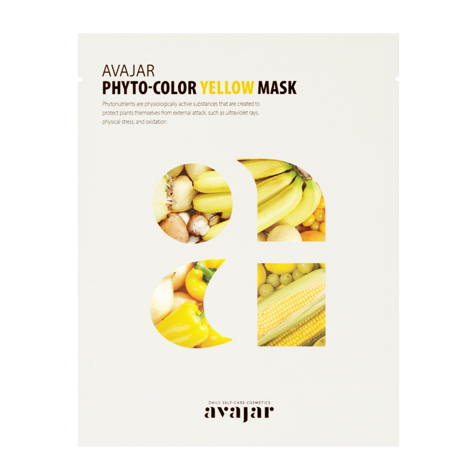 фото Avajar Phyto-Color Yellow Mask - Осветляющая маска, 1 шт.