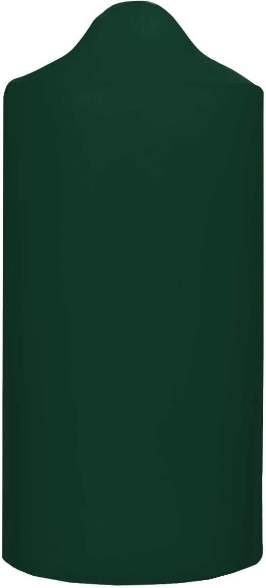 фото Свеча декоративная Miland, пеньковая, зеленый, 15 см