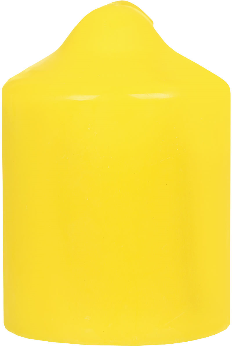 фото Свеча ароматическая Miland, пеньковая, мед, желтый, 10 см