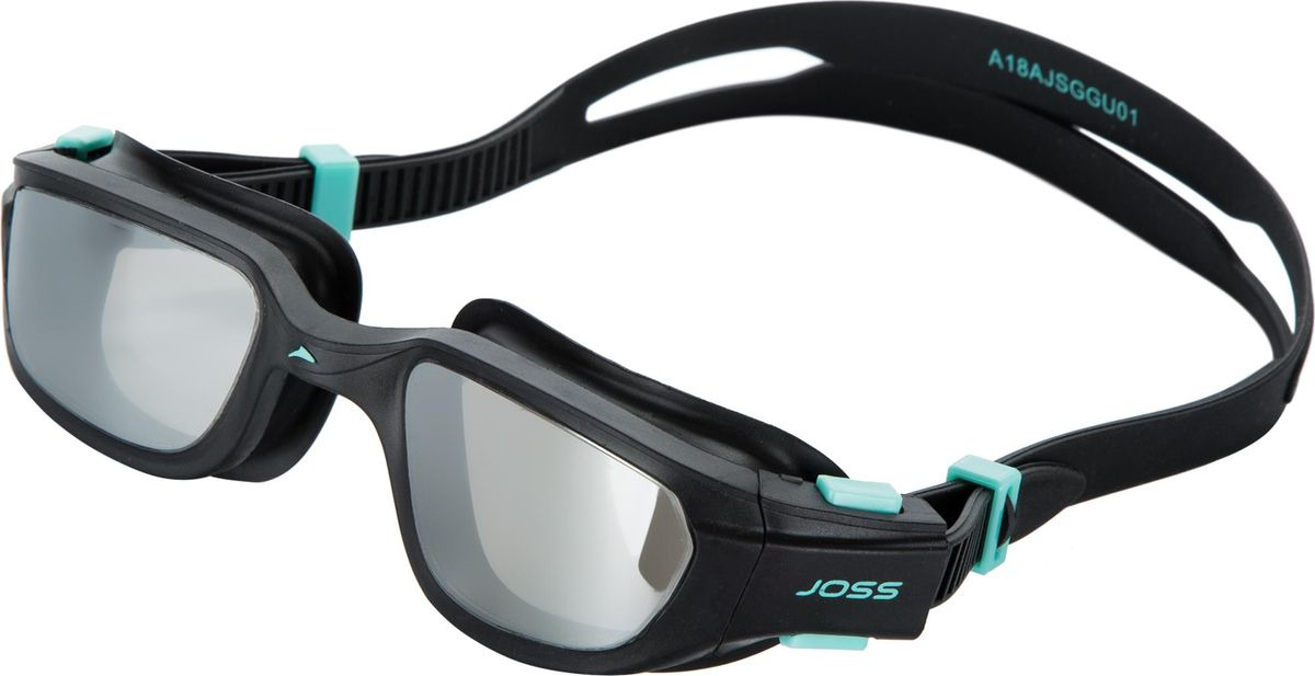 Очки для плавания Joss Swim Goggles, A18AJSGGU01BU, черный, зеленый