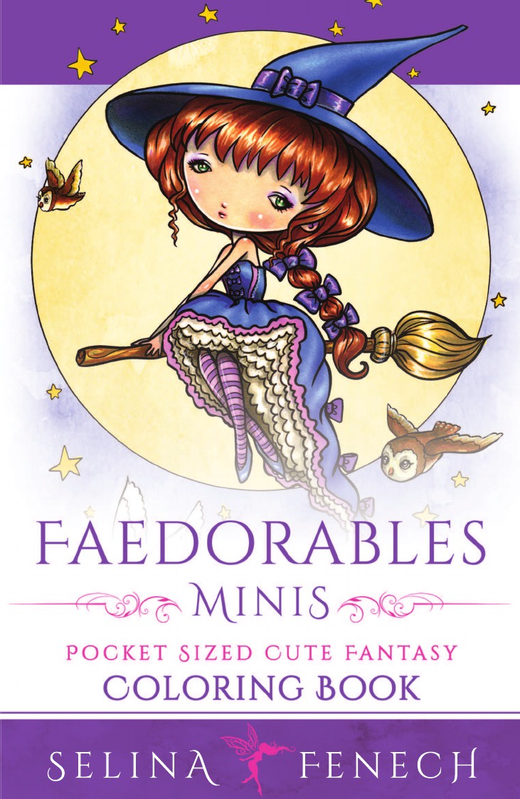 фото Faedorables Minis - Pocket Sized Cute Fantasy Coloring Book