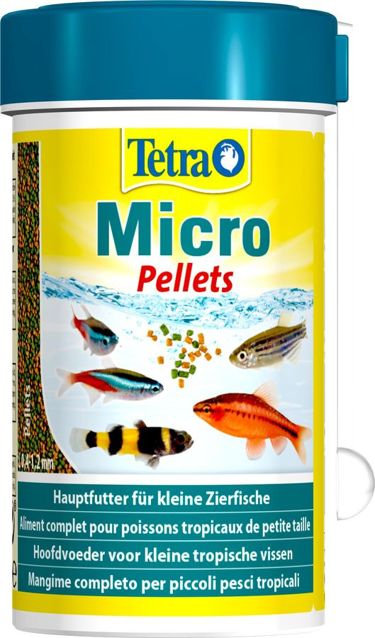 фото Корм для мелких видов рыб Tetra Micro Pellets, 100 мл