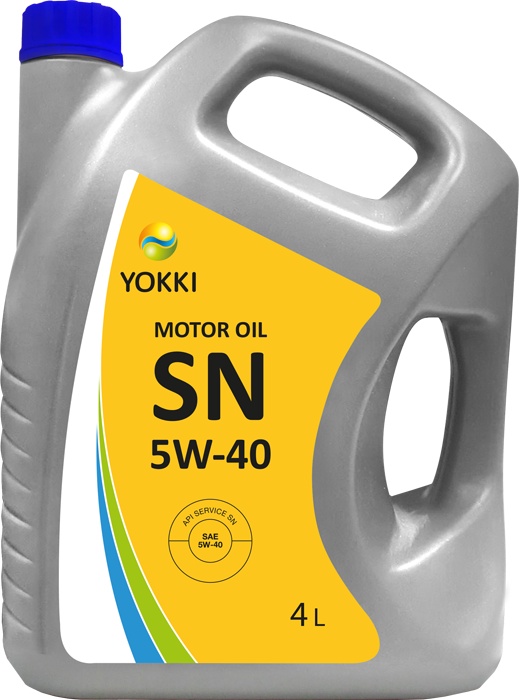 фото Масло моторное YOKKI SAE 5W-40 API SN, полусинтетическое, бензин, 4л