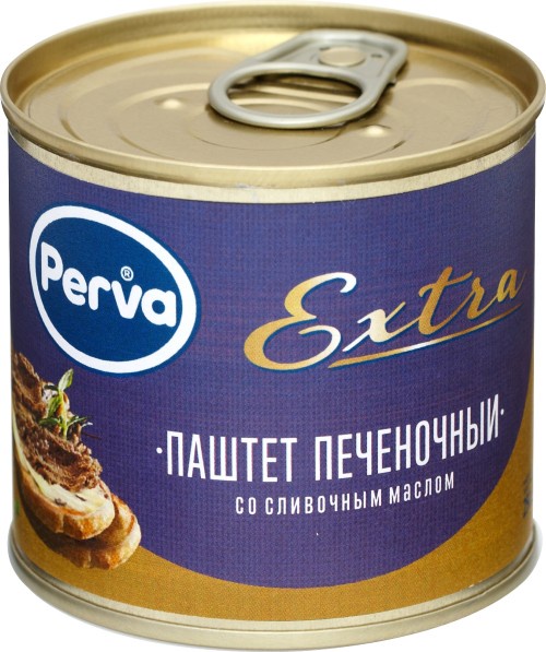 фото Паштет печеночный со сливочным маслом Perva Extra