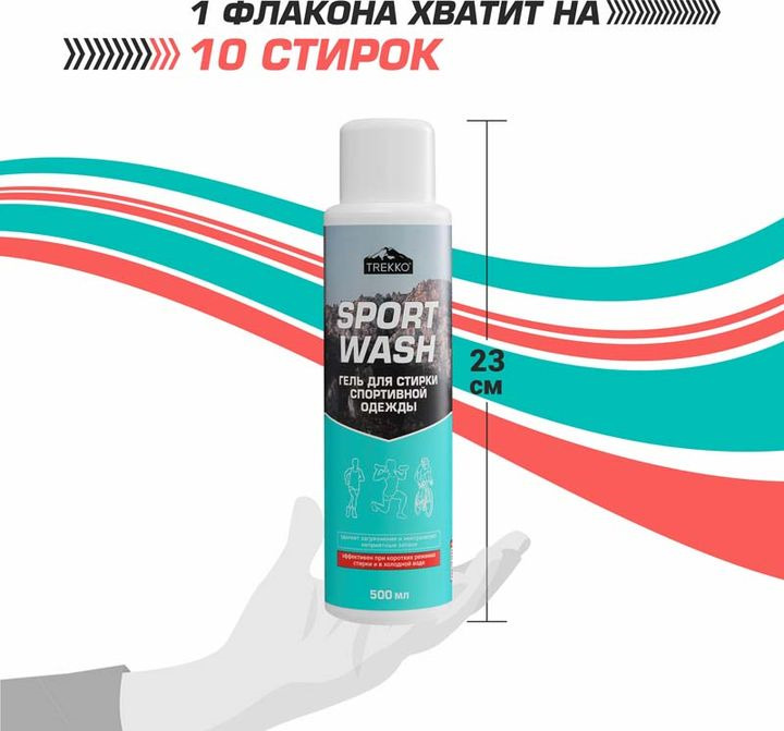 фото Гель для стирки спортивной одежды Trekko Sport Wash, 500 мл