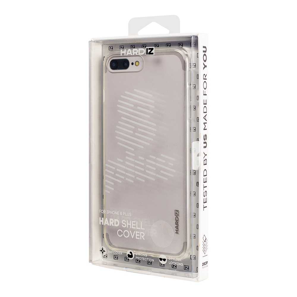 фото Защитная пластикая панель HARDIZ Hybrid Case for iPhone 8 Plus - Clear/Прозрачный